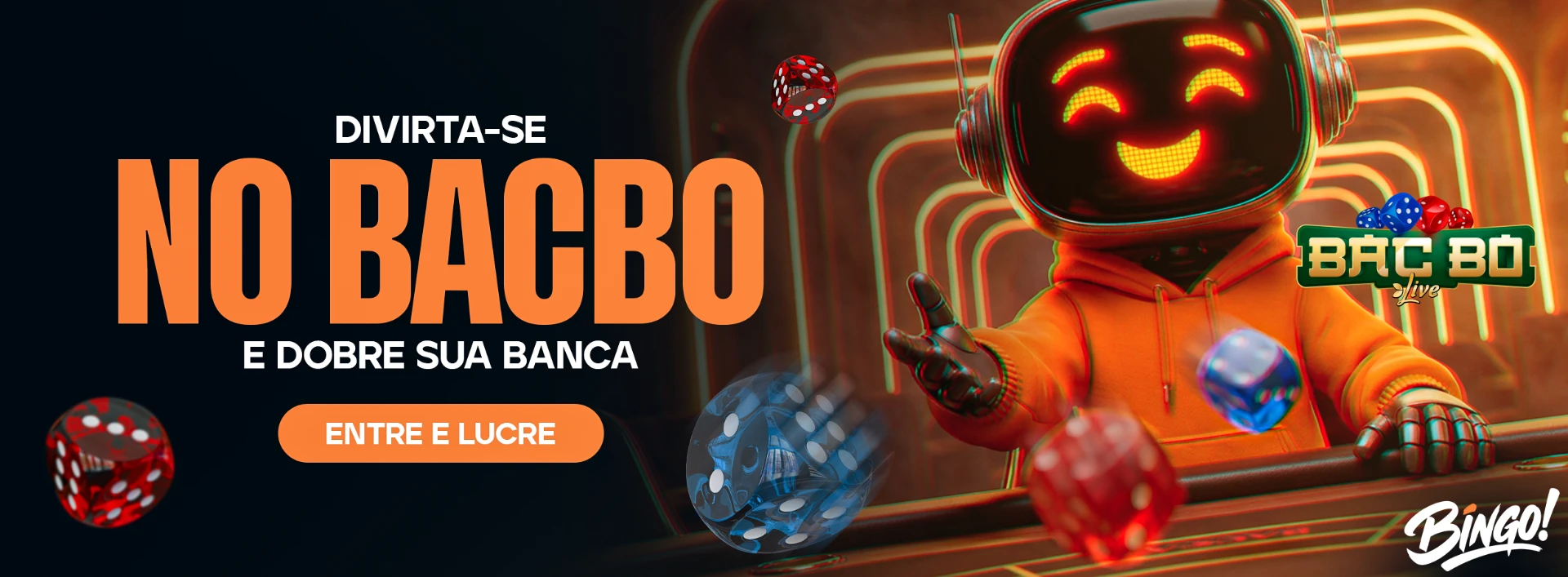 Os dados do Bac Bo te chamam, jogue ao vivo